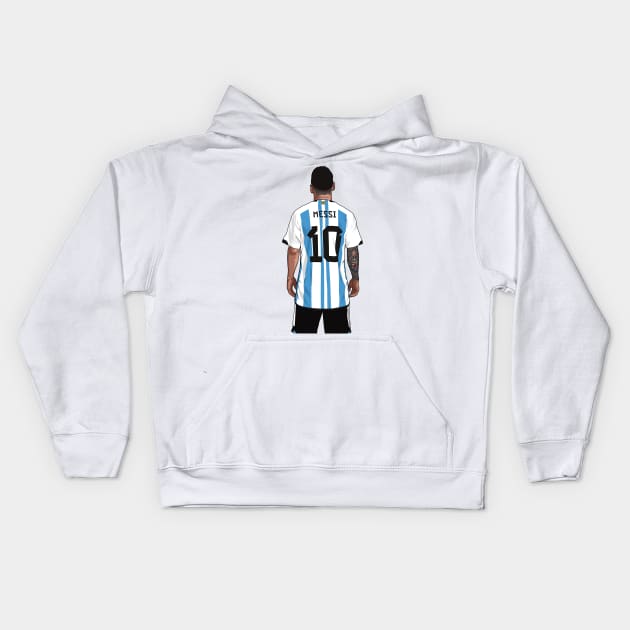 MESSI Kids Hoodie by origin illustrations